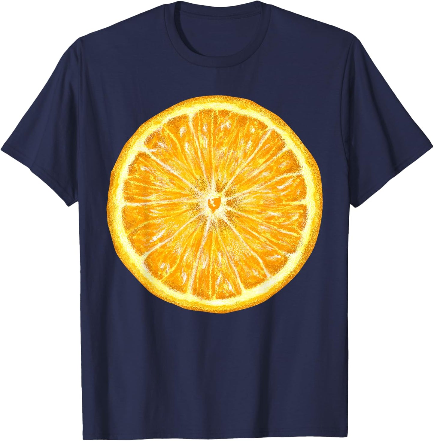 Awesome Juicy Fruit Orange Sliced Costume Outfit Themed T-Shirt - T-Shirt | Navy