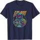 Kids Star Wars Classic Boba Fett Retro Neon Blaster Vintage T-Shirt - T-Shirt | Navy