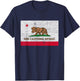 New California Republic Retro Distressed NCR Flag T-Shirt - T-Shirt | Navy