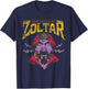 Zoltar Make Your Wish Fortune Teller Card Fairground Amuseme T-Shirt - T-Shirt | Navy