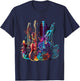Guitars musician guitarist T-Shirt - T-Shirt | Navy