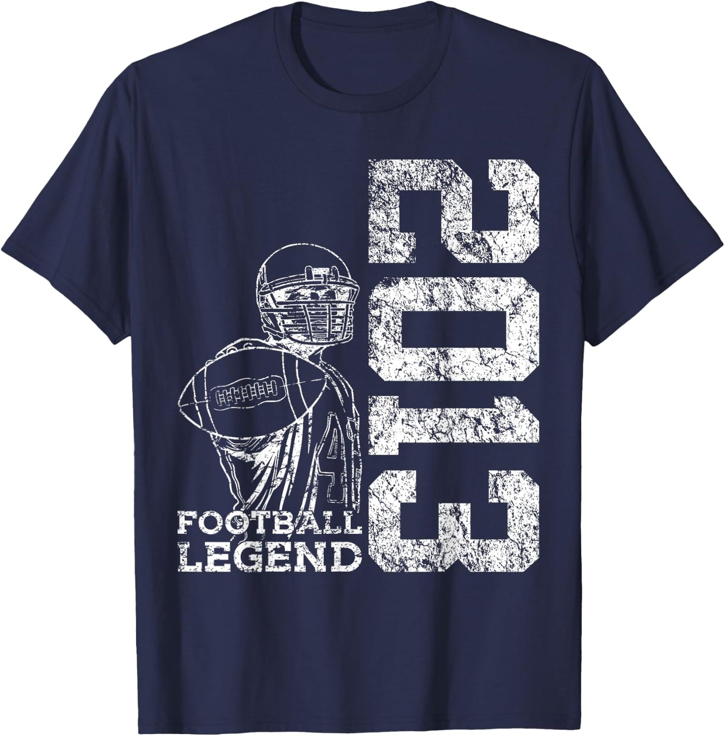 13 Years Football Legend 2013 13th Birthday T-Shirt - T-Shirt | Navy