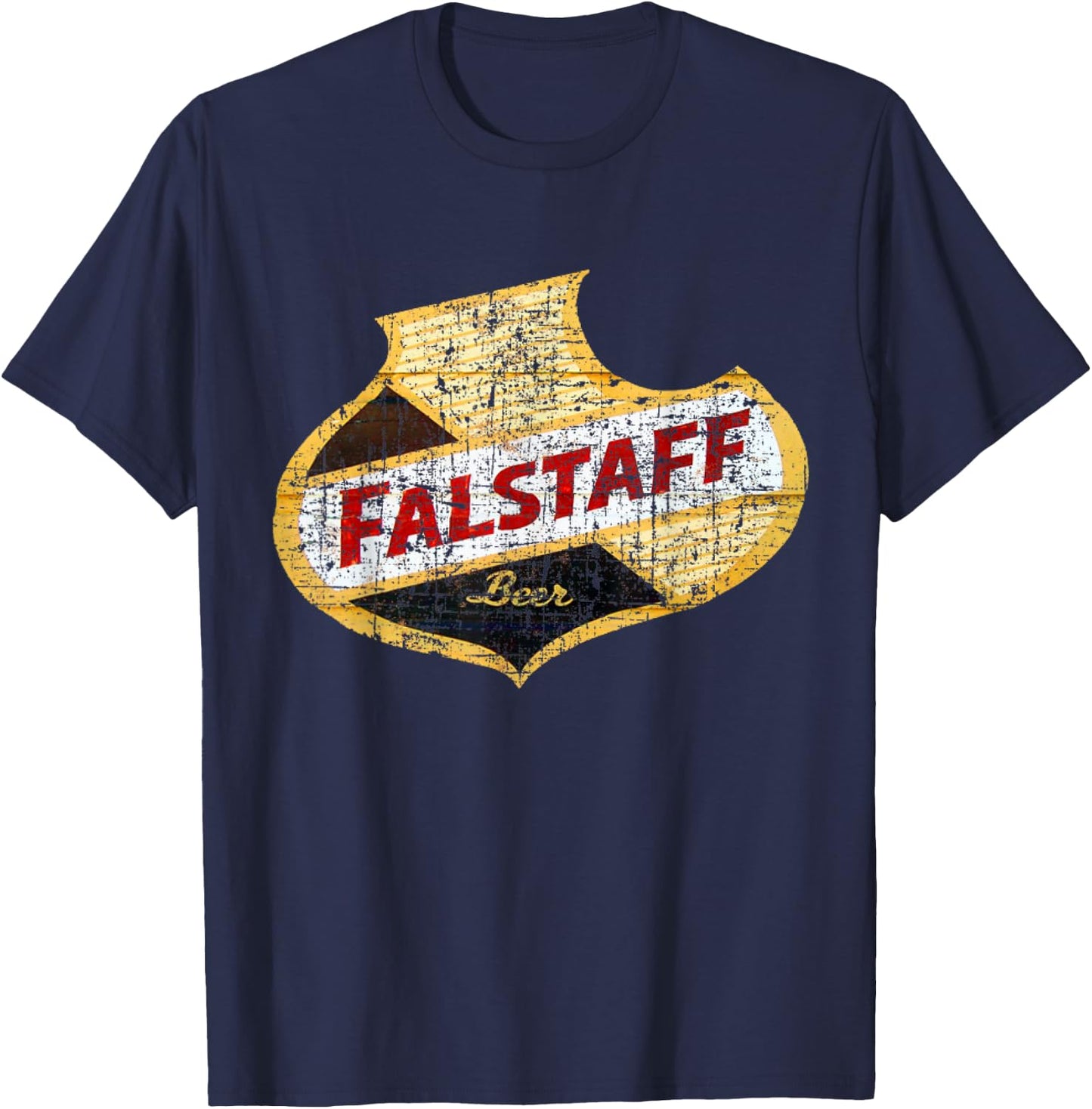 Falstaff Beer T-Shirt - T-Shirt | Navy