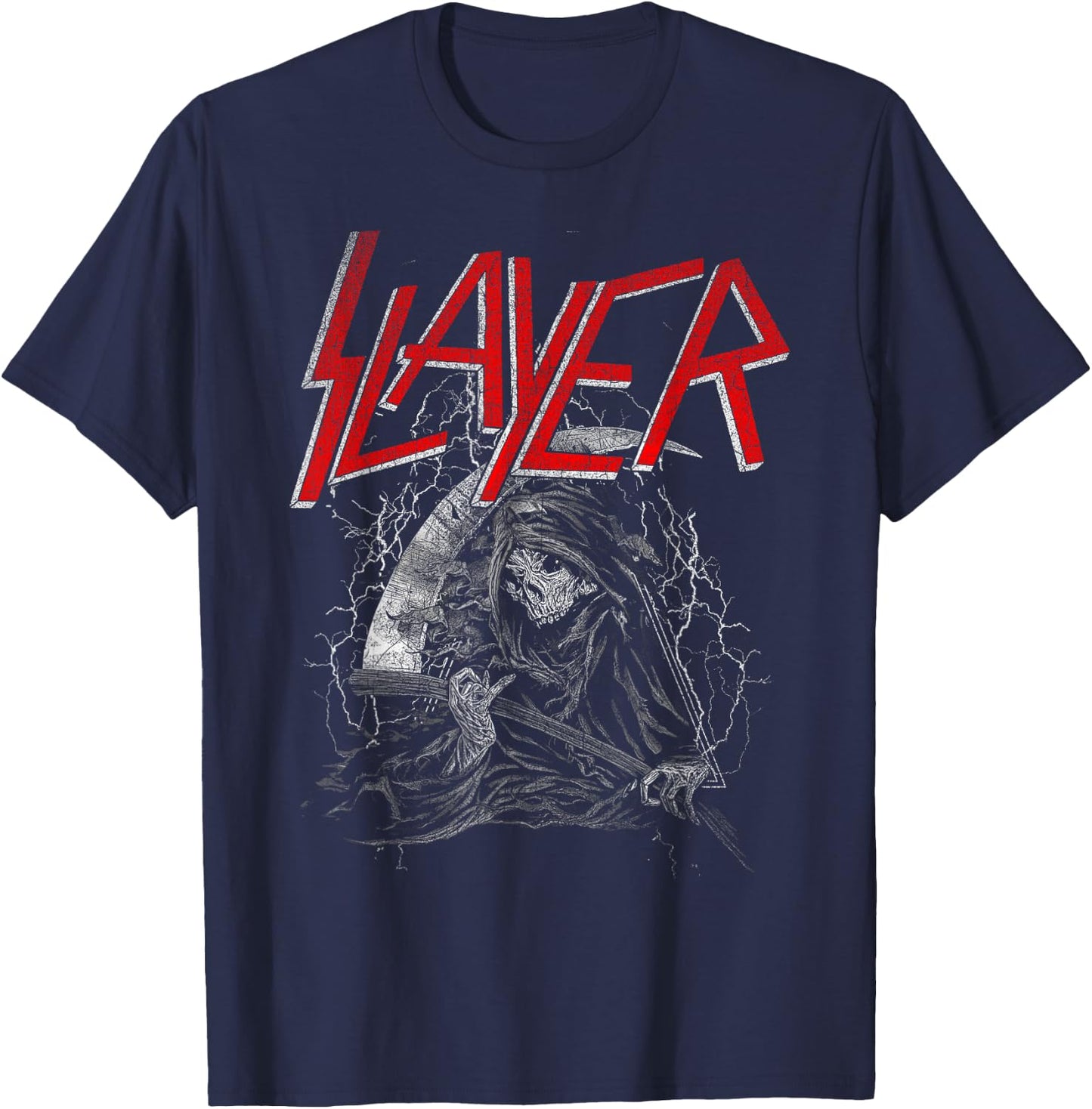 Slayer – Hi Con Reaper T-Shirt - T-Shirt | Navy