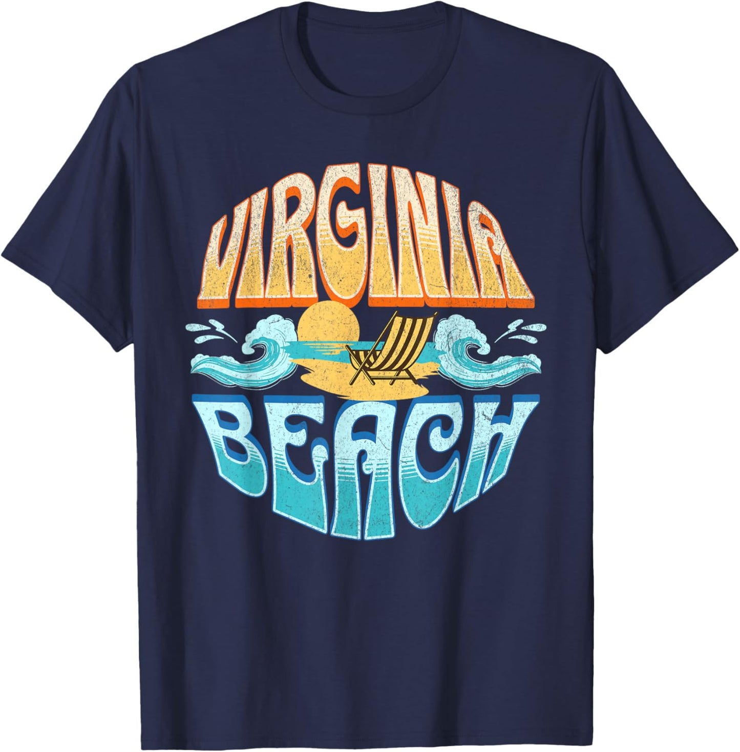Virginia Beach T-Shirt - T-Shirt | Navy