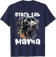 Black Lab Mama - Mother's Day Labrador Retriever Dog Owner Men Women Kids T-Shirt - T-Shirt | Navy