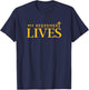 My Redeemer Lives, Job 19:25, Christian Worship Leader T-Shirt - T-Shirt | Navy