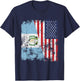 Guatemala USA Flag Distressed - Half American Kids Men T-Shirt - T-Shirt | Navy