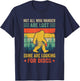 Funny Disc Golf Women Bigfoot Disc Golf Player Retro T-Shirt - T-Shirt | Navy