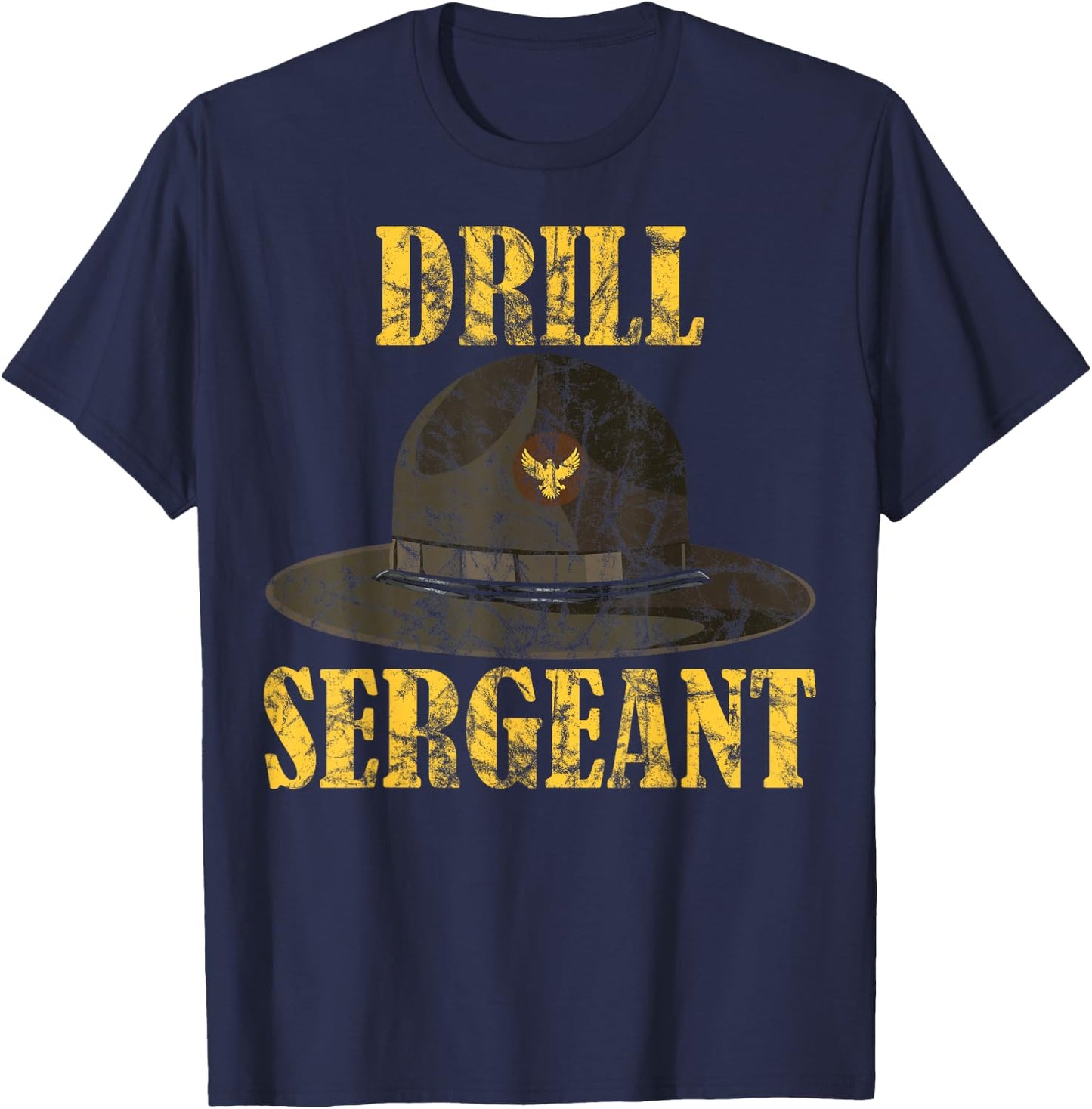 Drill Sergeant a Drill Team or Warrant Officer T-Shirt - T-Shirt | Navy