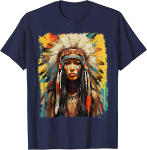 Native Indian T-Shirt - T-Shirt | Navy