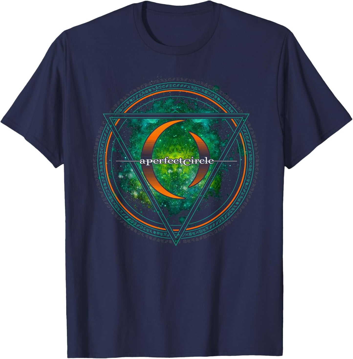 A Perfect Circle – Sigil Green T-Shirt - T-Shirt | Navy