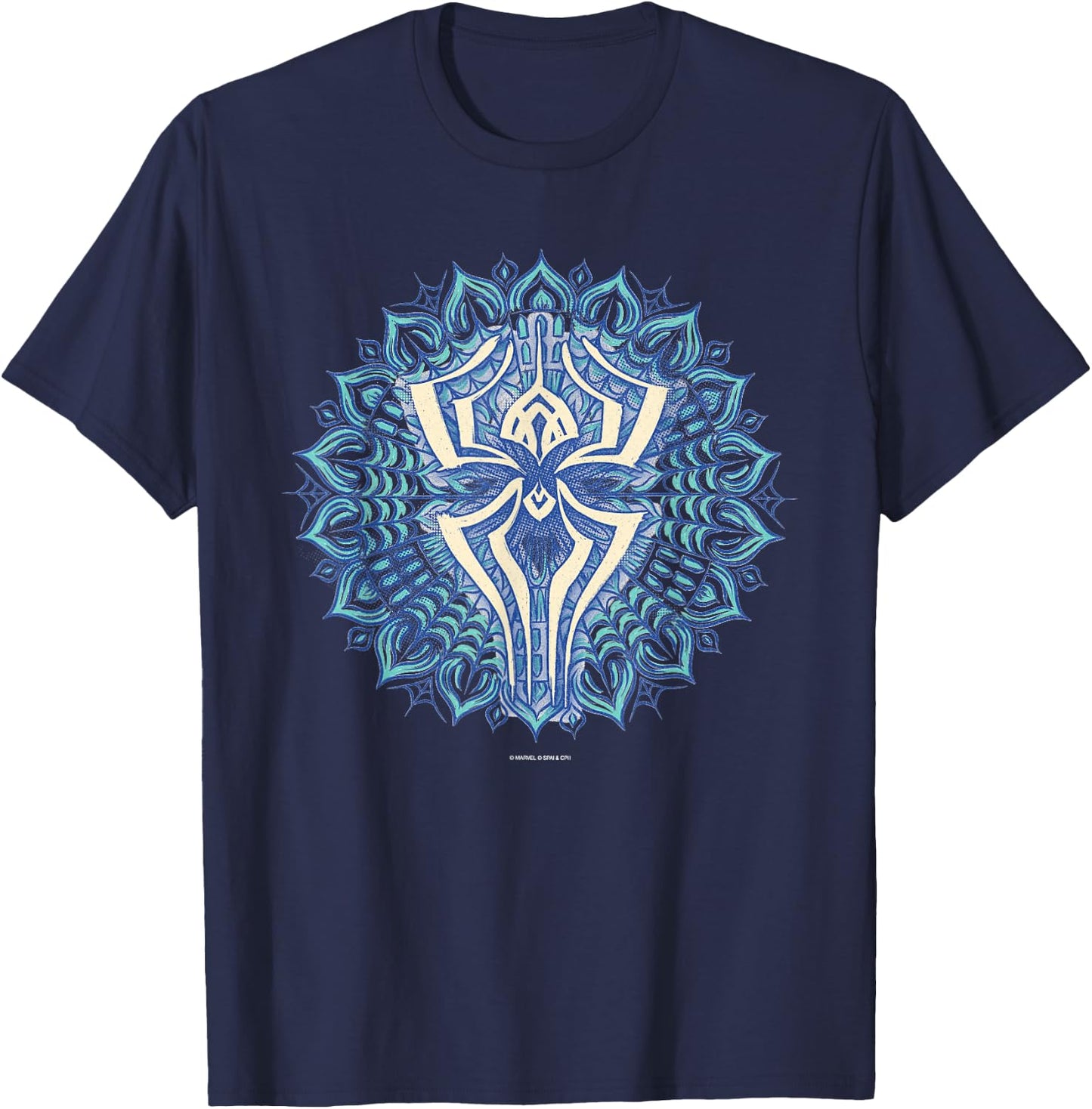 Marvel Spider-Man: Across the Spider-Verse Pavitr Symbol T-Shirt - T-Shirt | Navy