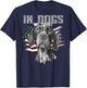 German Shorthaired Pointer In Dogs We Trust (on back) T-Shirt - T-Shirt | Navy