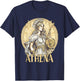 Greek Mythology: Athena the goddess of wisdom and war T-Shirt - T-Shirt | Navy