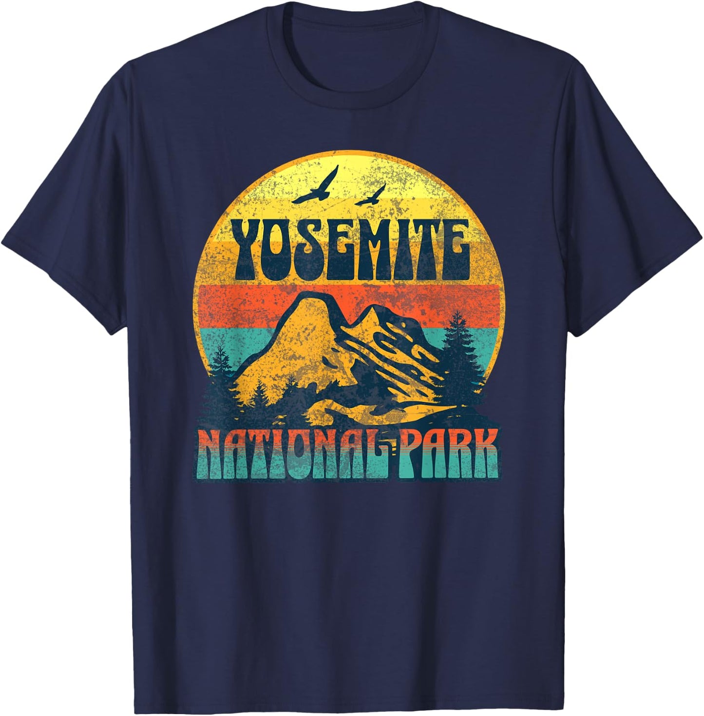 Yosemite National Park T-Shirt - T-Shirt | Navy