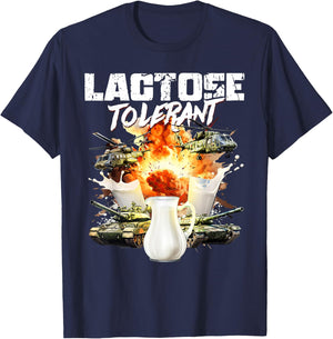 Lactose Tolerant T-Shirt - T-Shirt | Navy
