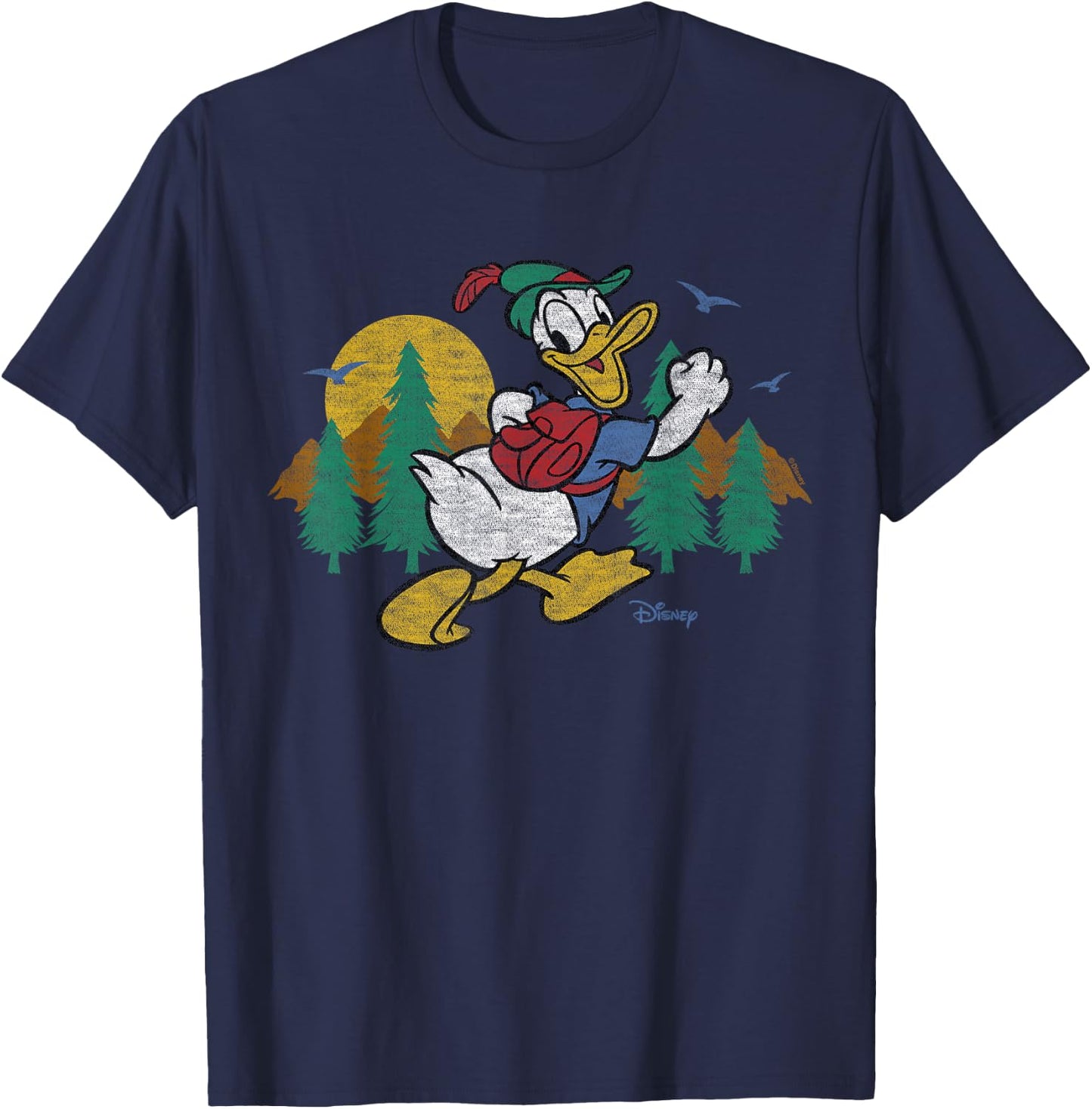Donald Duck - Donald Hiking T-Shirt - T-Shirt | Navy