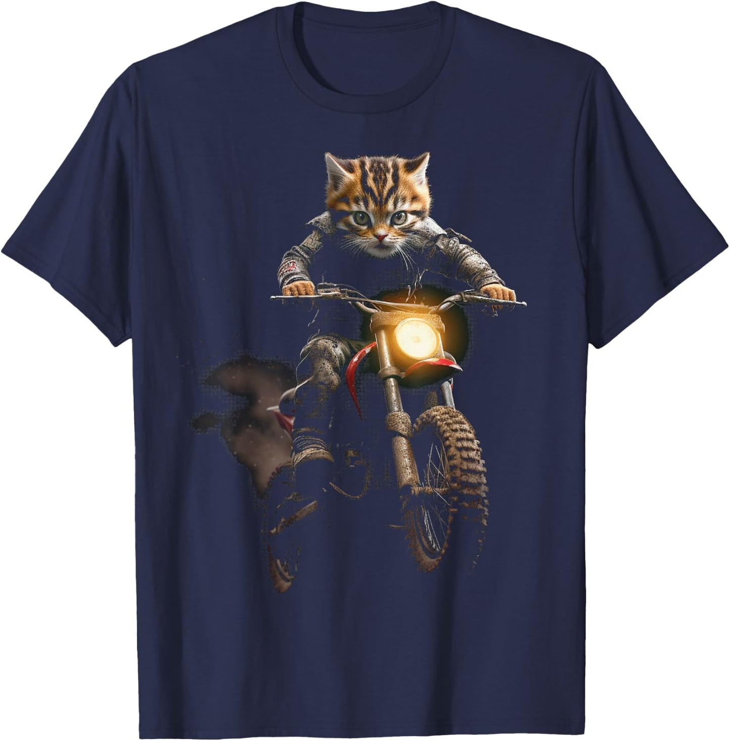 Brraaap Funny Dirt Bike Motocross For Riders T-Shirt - T-Shirt | Navy
