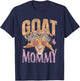 Goat Mommy Owner Lover Pet Animal Goat Mom Mother Mama T-Shirt - T-Shirt | Navy
