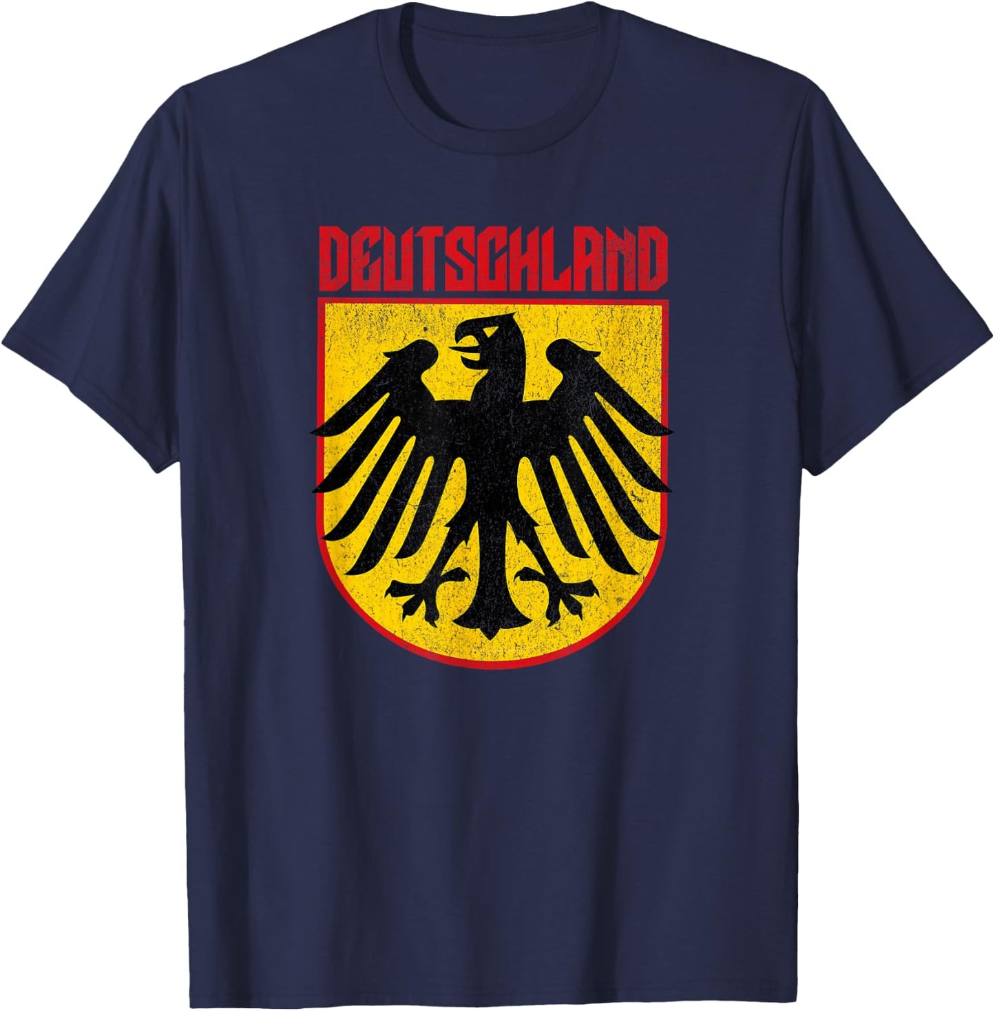 Germany Deutschland German Eagle T-Shirt - T-Shirt | Navy