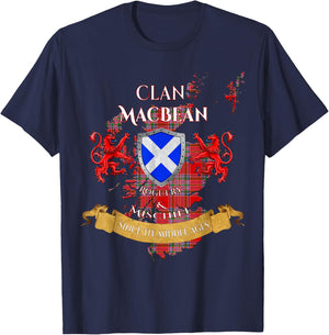 MacBean Scottish Family Clan Middle Ages Mischief T-Shirt - T-Shirt | Navy