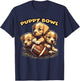 Puppy Bowl Sunday Funny Puppies Puppybowl Dog Fan T-Shirt - T-Shirt | Navy