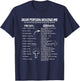 Dear Person Behind Me God Says Christian Jesus God Lovers T-Shirt - T-Shirt | Navy