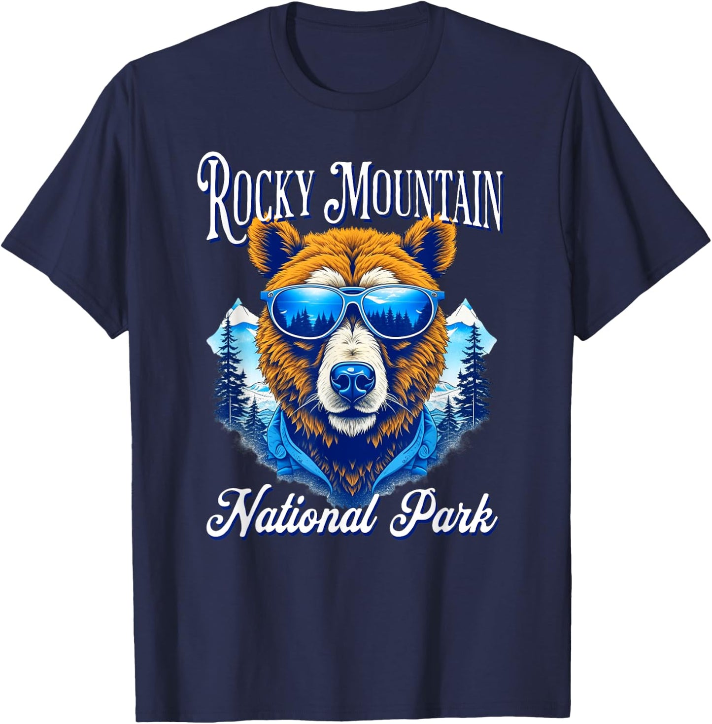 Rocky Mountain National Park T-Shirt - T-Shirt | Navy