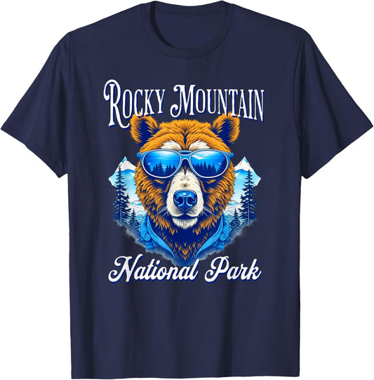 Rocky Mountain National Park T-Shirt - T-Shirt | Navy