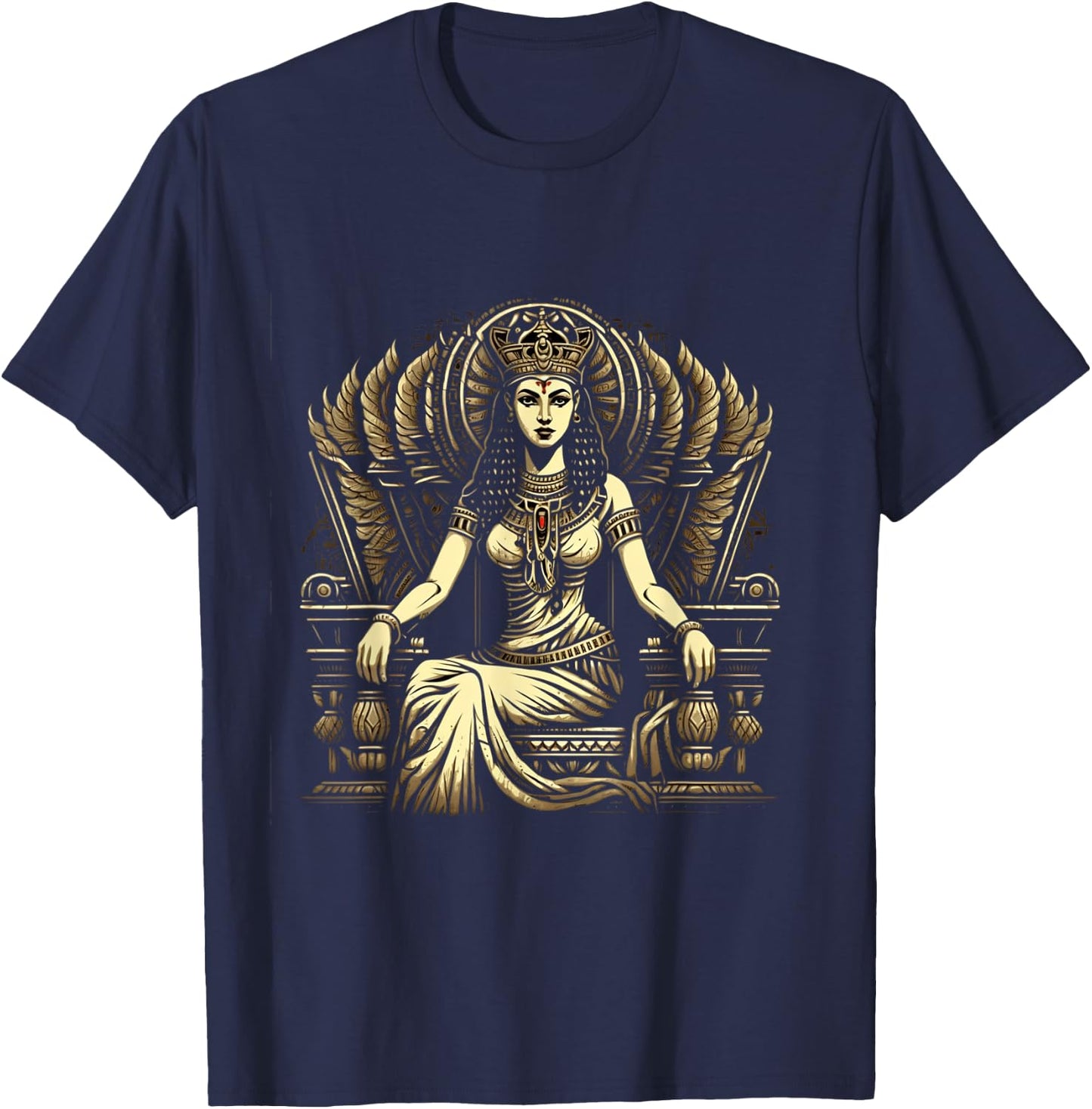 Ancient Egypt Queen Cleopatra Egyptology Egypt Mythology T-Shirt - T-Shirt | Navy