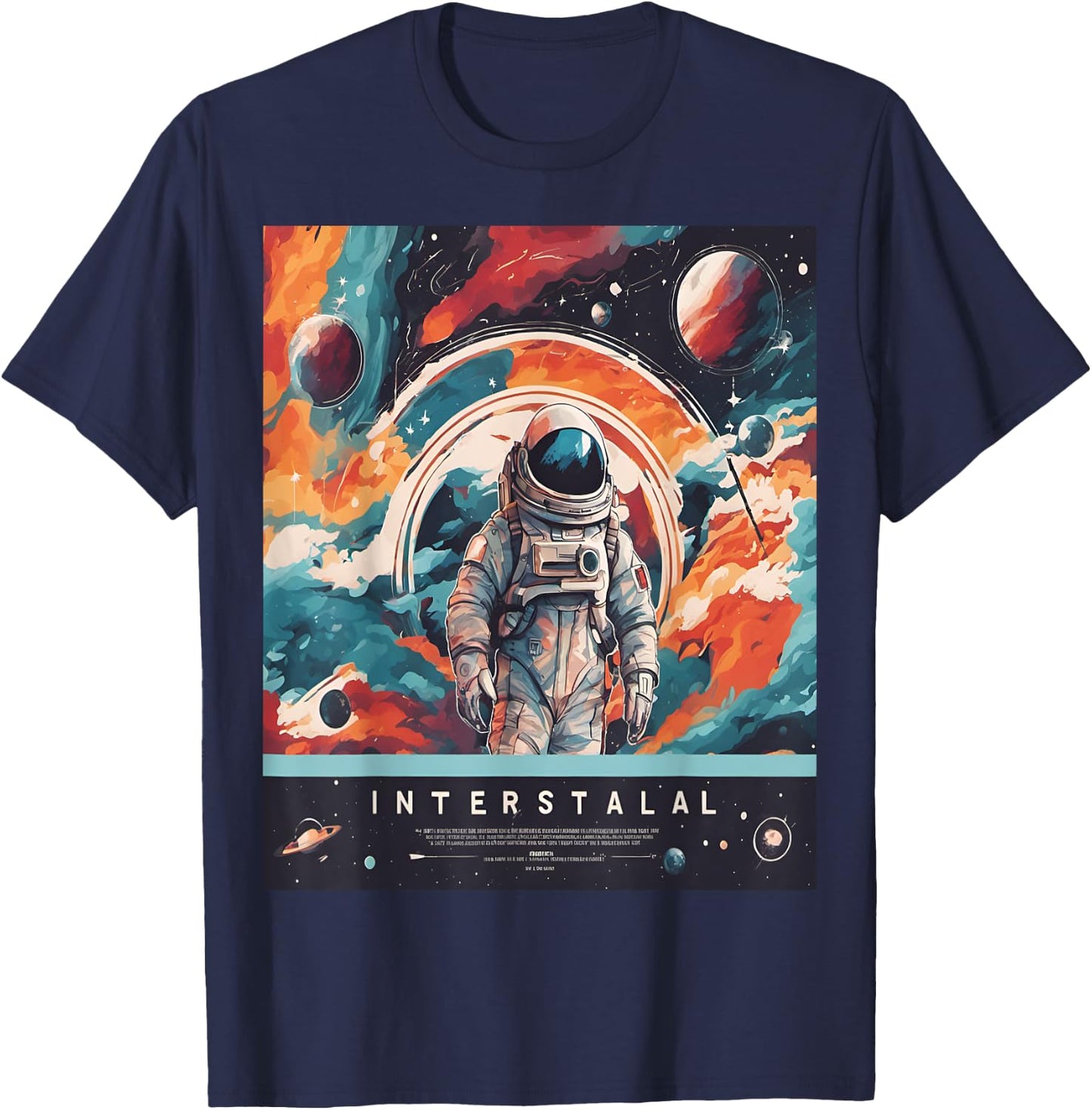 Interstellar: Between The Stars T-Shirt - T-Shirt | Navy