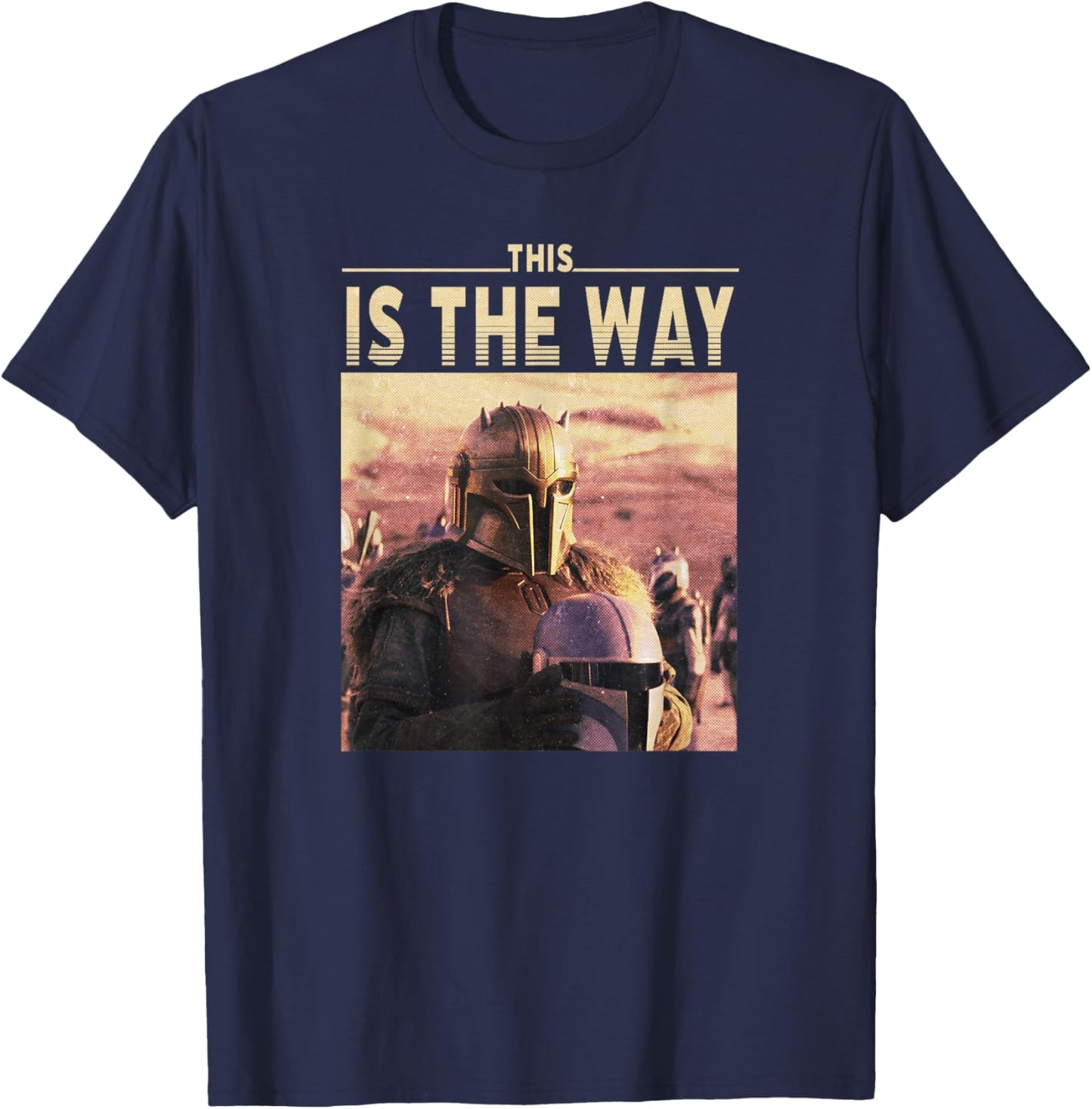 Star Wars: The Mandalorian The Armorer This Is The Way Logo T-Shirt - T-Shirt | Navy