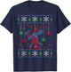 Marvel Spider-Man Upside Down Ugly Christmas Sweater T-Shirt - T-Shirt | Navy