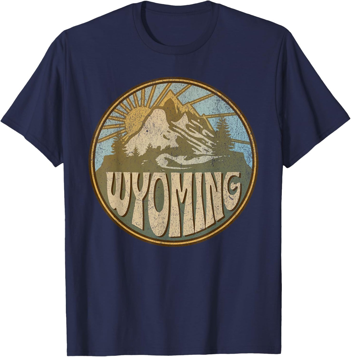 Wyoming T-Shirt - T-Shirt | Navy