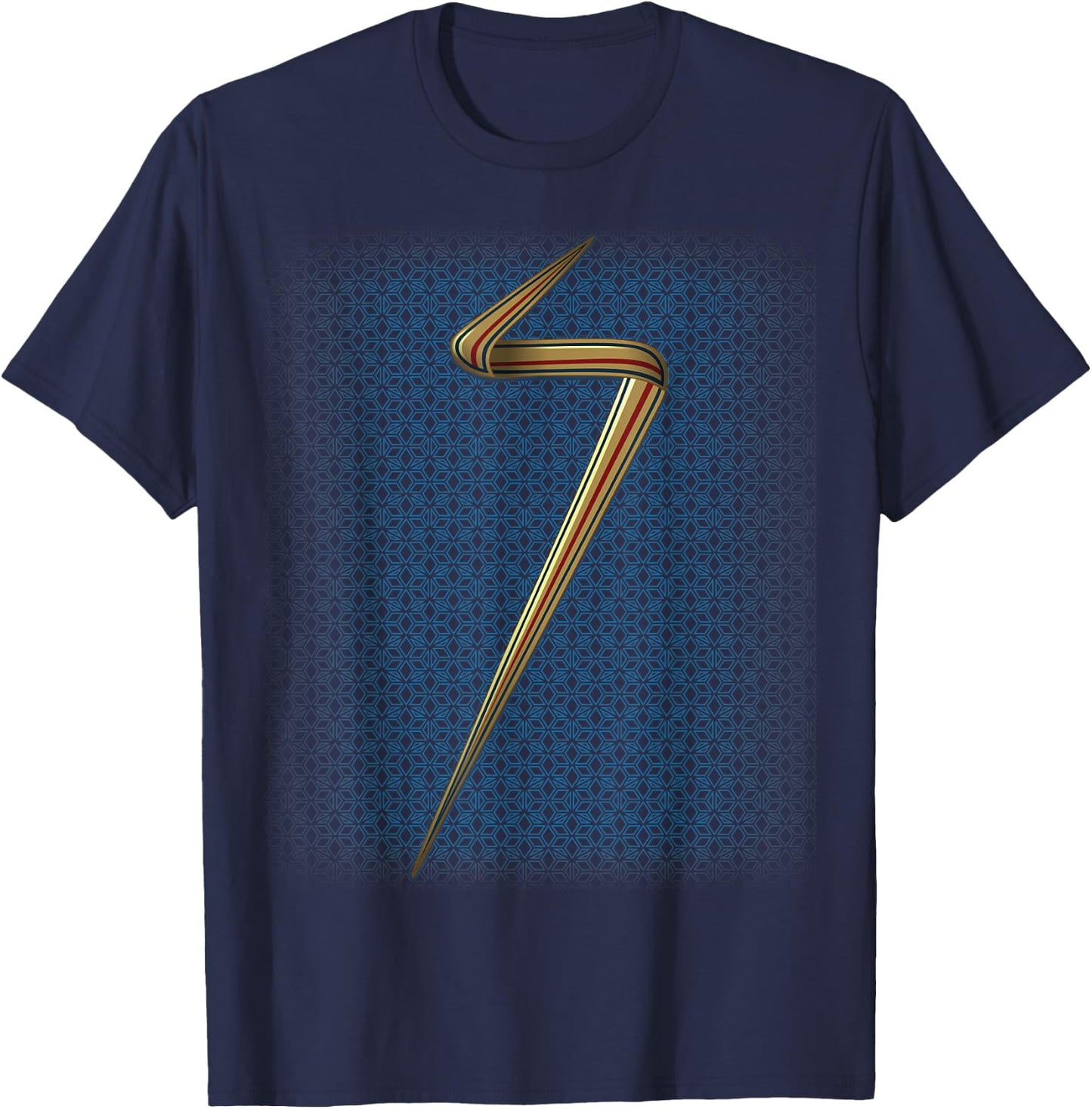 Marvel Ms. Marvel Kamala Khan Super Hero Halloween Costume T-Shirt - T-Shirt | Navy