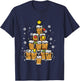 Beer Christmas Tree Xmas Pajamas PJs Brew Dad Men T-Shirt - T-Shirt | Navy