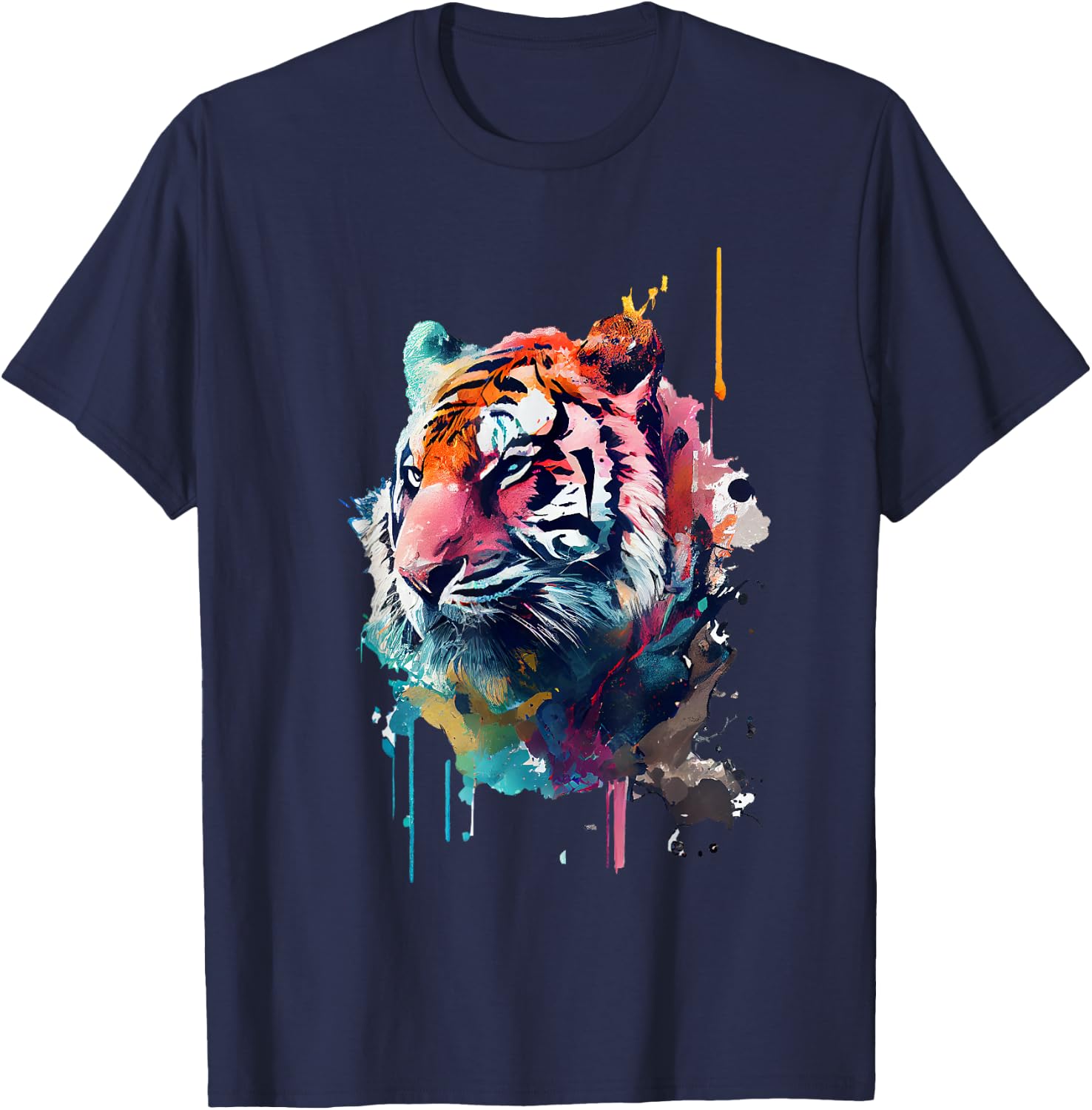Tiger colors multicolored T-Shirt - T-Shirt | Navy
