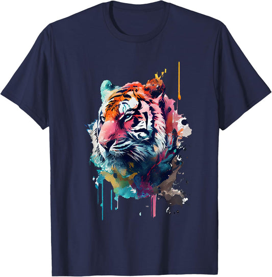 Tiger colors multicolored T-Shirt - T-Shirt | Navy