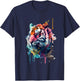 Tiger colors multicolored T-Shirt - T-Shirt | Navy