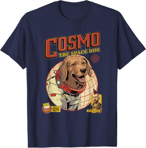 Marvel Guardians of The Galaxy Volume 3 Cosmo The Space Dog T-Shirt - T-Shirt | Navy