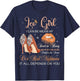 Leo Girl Zodiac Birthday High Heels Dripping Lips Butterfly T-Shirt - T-Shirt | Navy