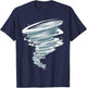 Best Tornado Women Storm Hunter Weather Meteorology T-Shirt - T-Shirt | Navy