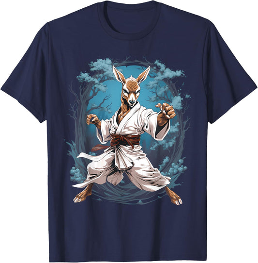 MMA Deer Karate T-Shirt - T-Shirt | Navy