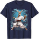 MMA Deer Karate T-Shirt - T-Shirt | Navy