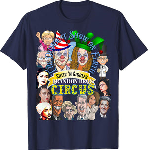 Weekend at Bidens Circus Trump Trump in Trump Time T-Shirt - T-Shirt | Navy
