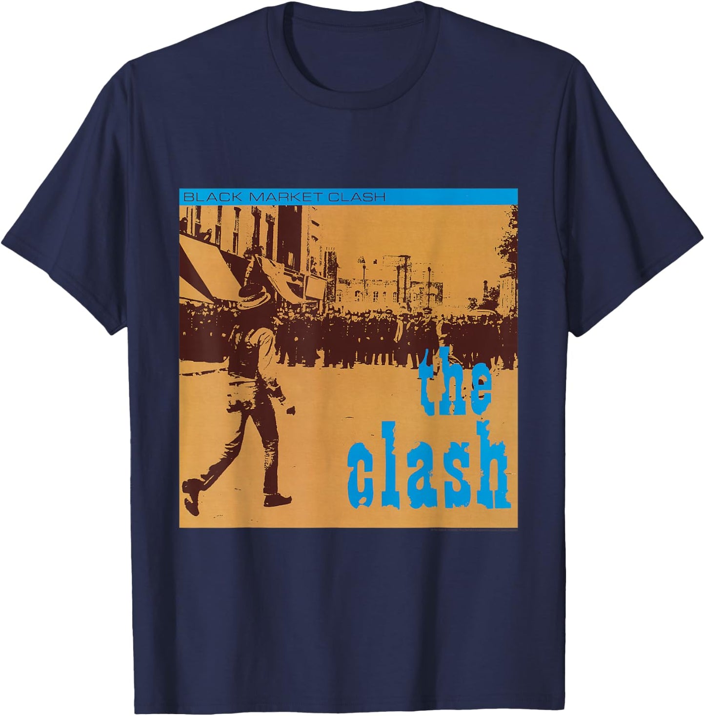 The Clash - Black Market Clash T-Shirt - T-Shirt | Navy