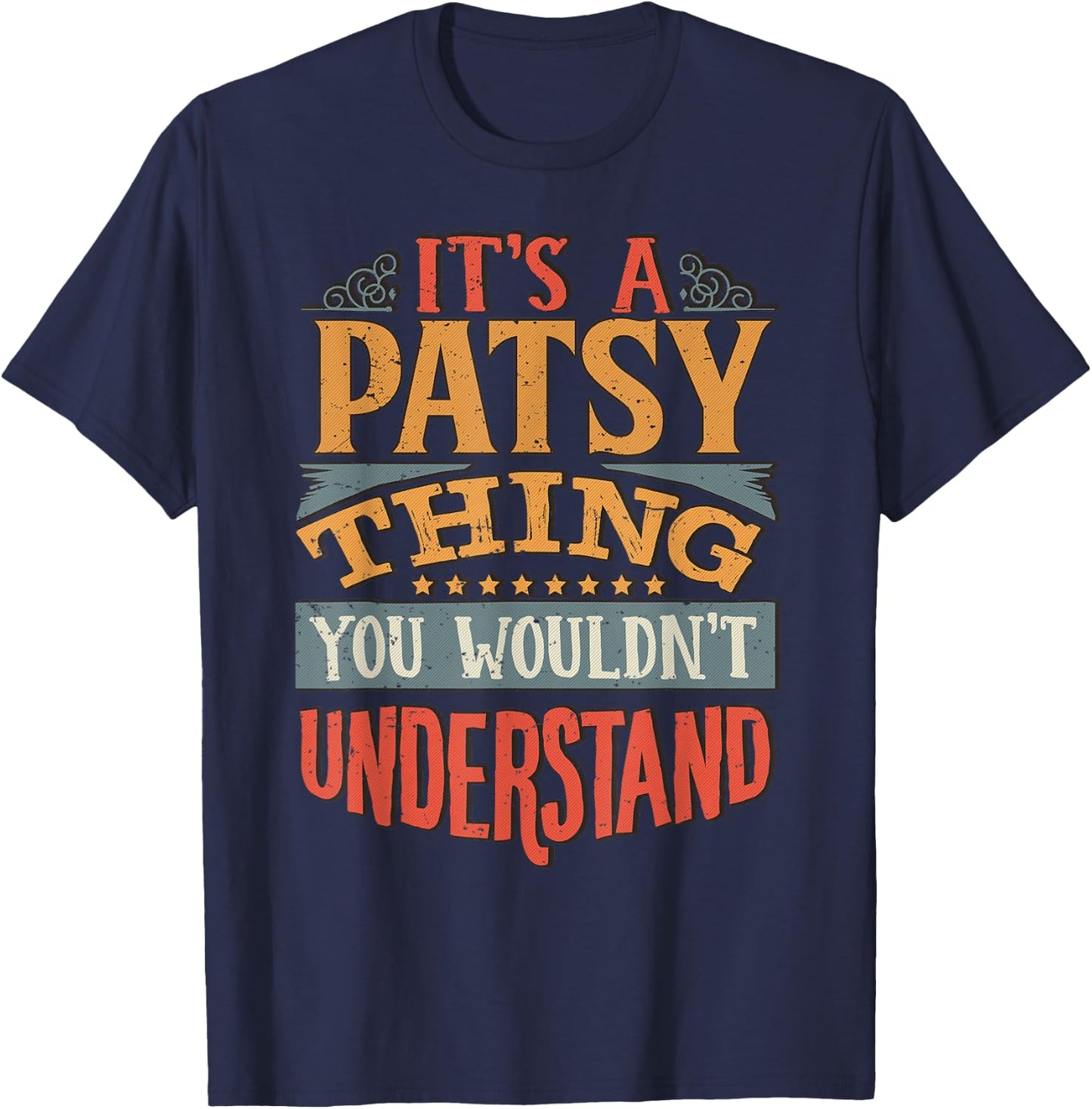 Patsy Name T-Shirt - T-Shirt | Navy