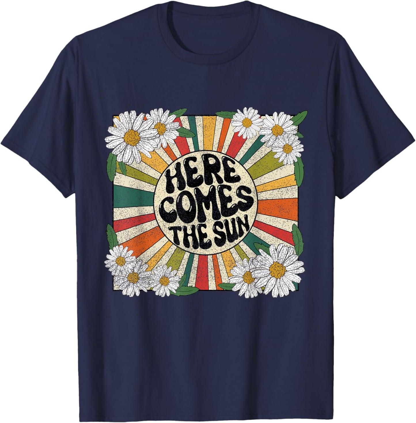 Here Comes the Sun T-Shirt - T-Shirt | Navy