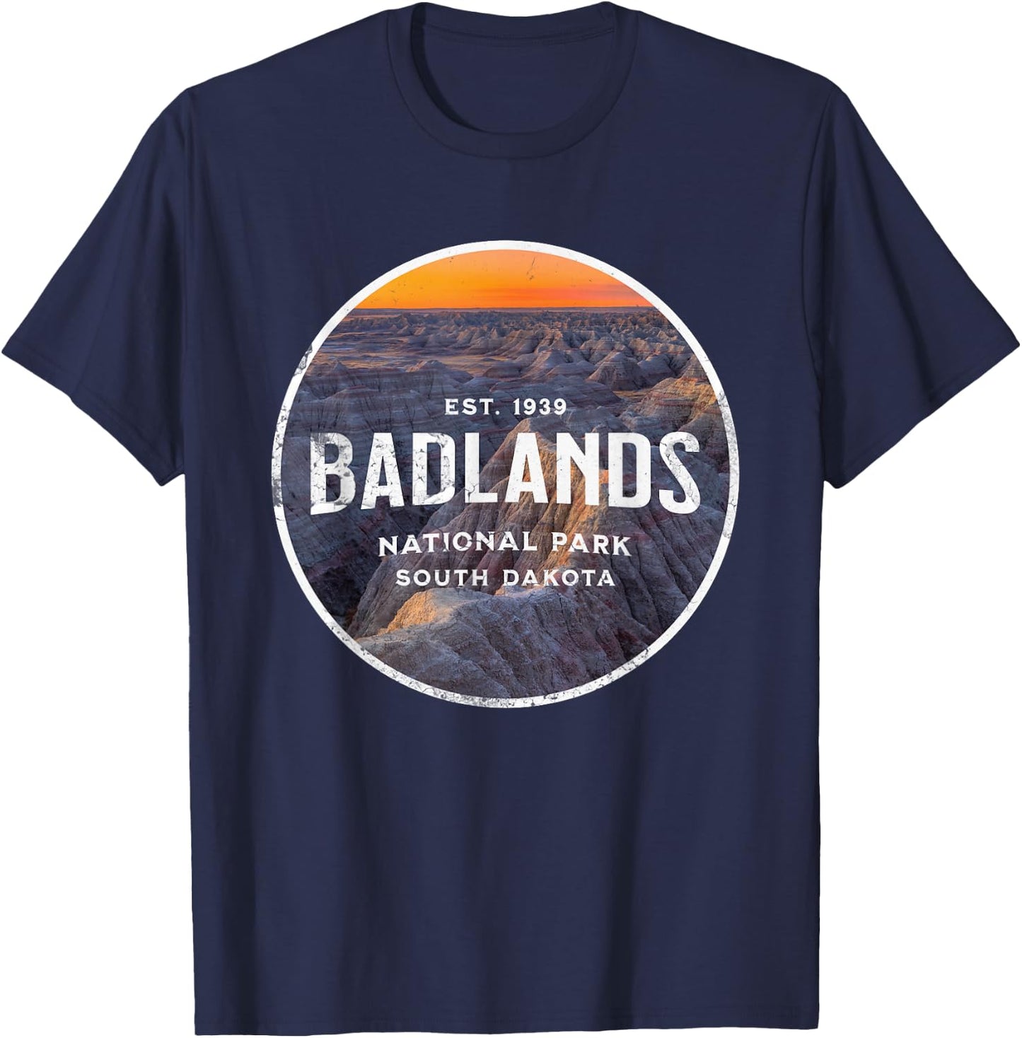 Badlands National Park T-Shirt - T-Shirt | Navy